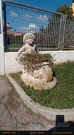 Porta vaso in pietra