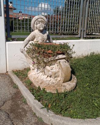 Porta vaso in pietra