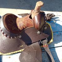 Sella western per pony completa.