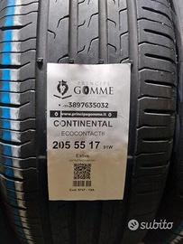 2 gomme 205 55 17 continental a5747