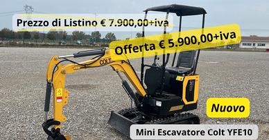 Miniescavatore colt yfe10