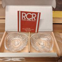 porta candele in cristallodella linea "Aurea",