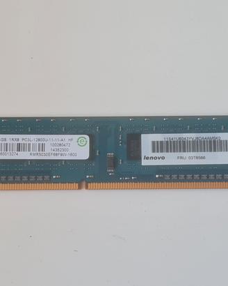 RAM 4GB DDR3 1600MHz Ramaxel Lenovo FRU 03T6566