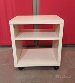Mobiletto con rotelle bianco ikea