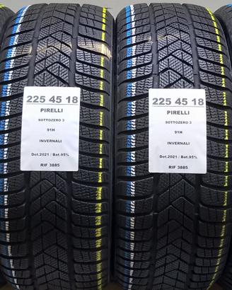 4 GOMME 225 45 18 PIRELLI INV RIF3885