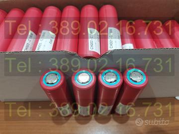 40 pezzi SANYO BATTERIE 18650 1900mah
