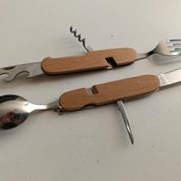 posate tascabili da campeggio 