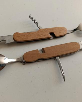 posate tascabili da campeggio 