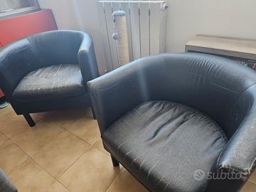 Poltroncine Tullsa Ikea + tavolino Lack