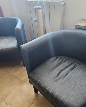 Poltroncine Tullsa Ikea + tavolino Lack