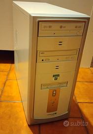 Windows 98 PC desktop seriale x2 parallela floppy