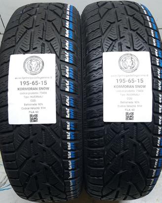 2 GOMME 195 65 15 KORMORAN A73404