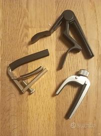 3 capotasti per chitarra elettrica/acustica