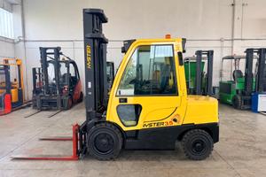 CARRELLO ELEVATORE MULETTO DIESEL HYSTER 35 QUINTA