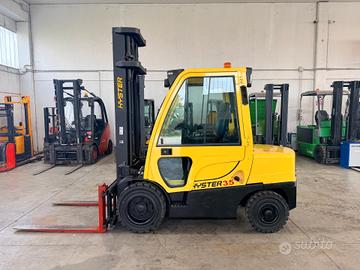 CARRELLO ELEVATORE MULETTO DIESEL HYSTER 35 QUINTA