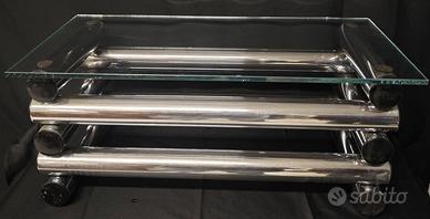 Tavolino salotto Design Space Age cristallo