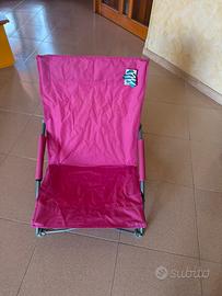 Sedia da spiaggia bassa