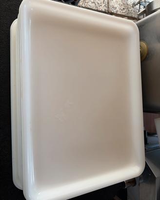 Piatti in plastica resistente da esposizione