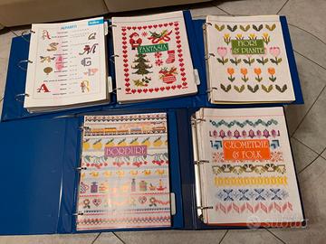 Punto croce dispense De Agostini 11 - 5 raccogl.