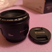 Obiettivo Canon 50mm f 1.8