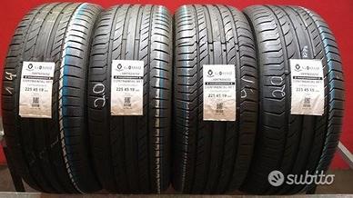 4 gomme 225 45 19 continental rft a574