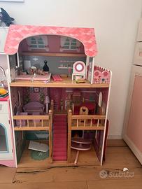 Casa bambole in legno