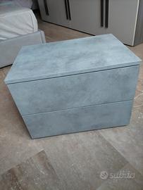 Set di 2 Comodini, Design Moderno.