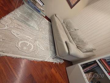 divano in pelle beige "divani&divani"