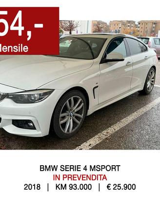 BMW Serie 4 Gran Coupé 418d Msport