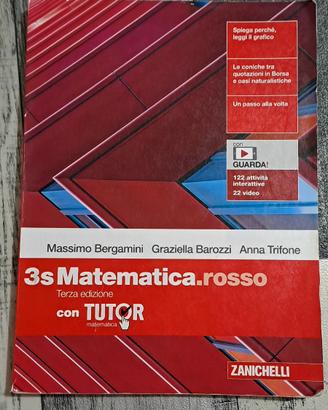 libro 3s matem.rosso(9788808318213)