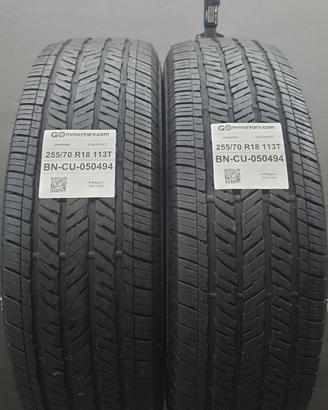 2 Pneumatici 255/70 R18 Bridgestone Dueler H/T