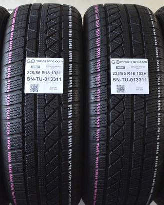4 Pneumatici 225/55 R18 Petlas Explero Winter W671