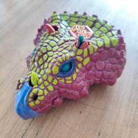 Mighty Max Blows Up Dino Lab Triceratops Bluebird 