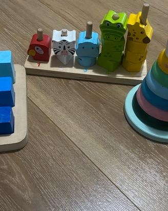 Lotto giochi in legno  Montessori