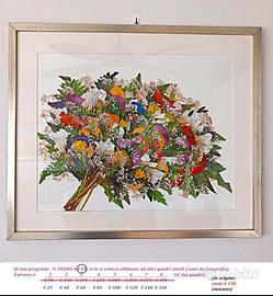 Quadri con fiori secchi, da pittrice melzese 