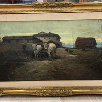 Quadro Ferruccio Rontini macchiaiolo 100x50 cm !!