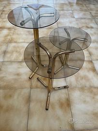 Set 3 side tables tavolini da appoggio