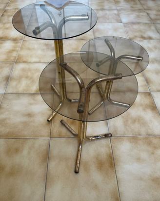 Set 3 side tables tavolini da appoggio