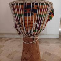 🪘 Djembe africano artigianale – 62 cm