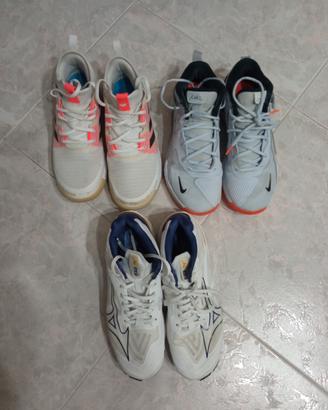 3 paia scarpe da pallavolo 