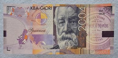 Banconota Specimen KBA-GIORI “Jules Verne” FDS