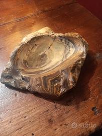 Posacenere Anni 60 In Pietra Agata.