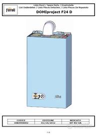 Ricambi usati caldaia ferroli domiproject f 24 D