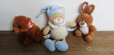 Set peluche e ciondoli per neonati