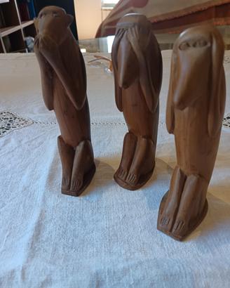 statuine in legno