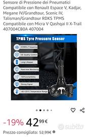 sensore pressione pneumatici originale Renault 