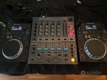 CDJ PIONEER 350 + MIXER DJM 400 PIONEER