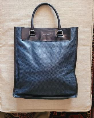 Fendi Vintage Shopper Tote Nera Monogramma FF