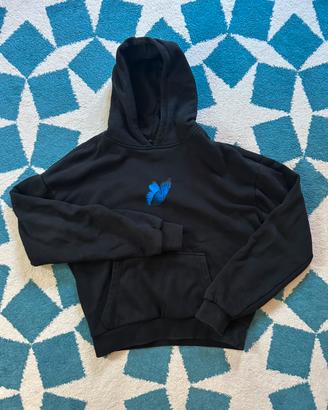 Felpa Mister Tee "Papillon" con farfalla Taglia S