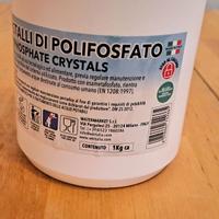 1 KG di cristalli di polifosfato + 3 cartucce